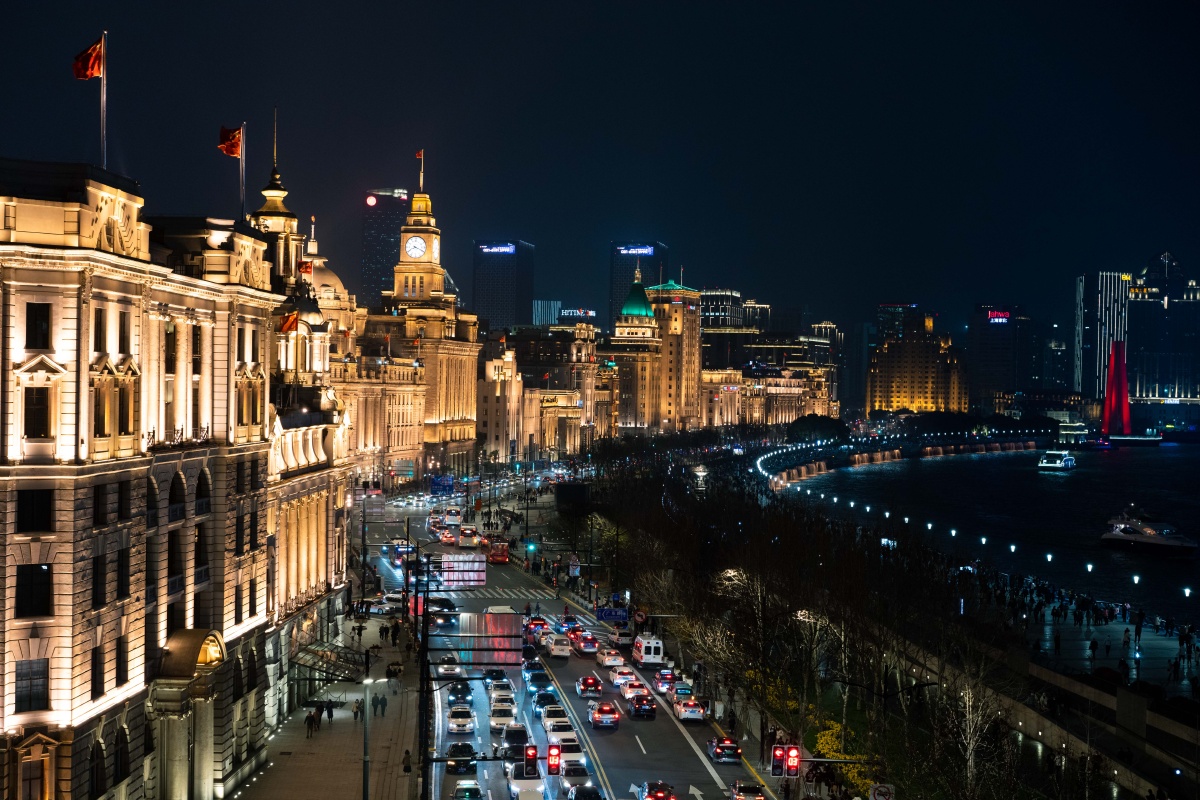 上海延安东路外滩原外滩第一湾的位置