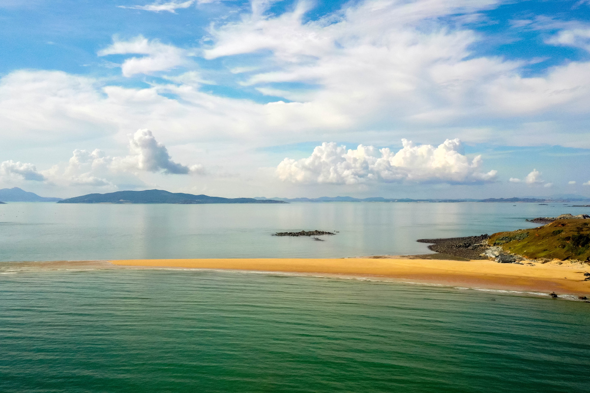 碧海蓝天平潭东甲岛