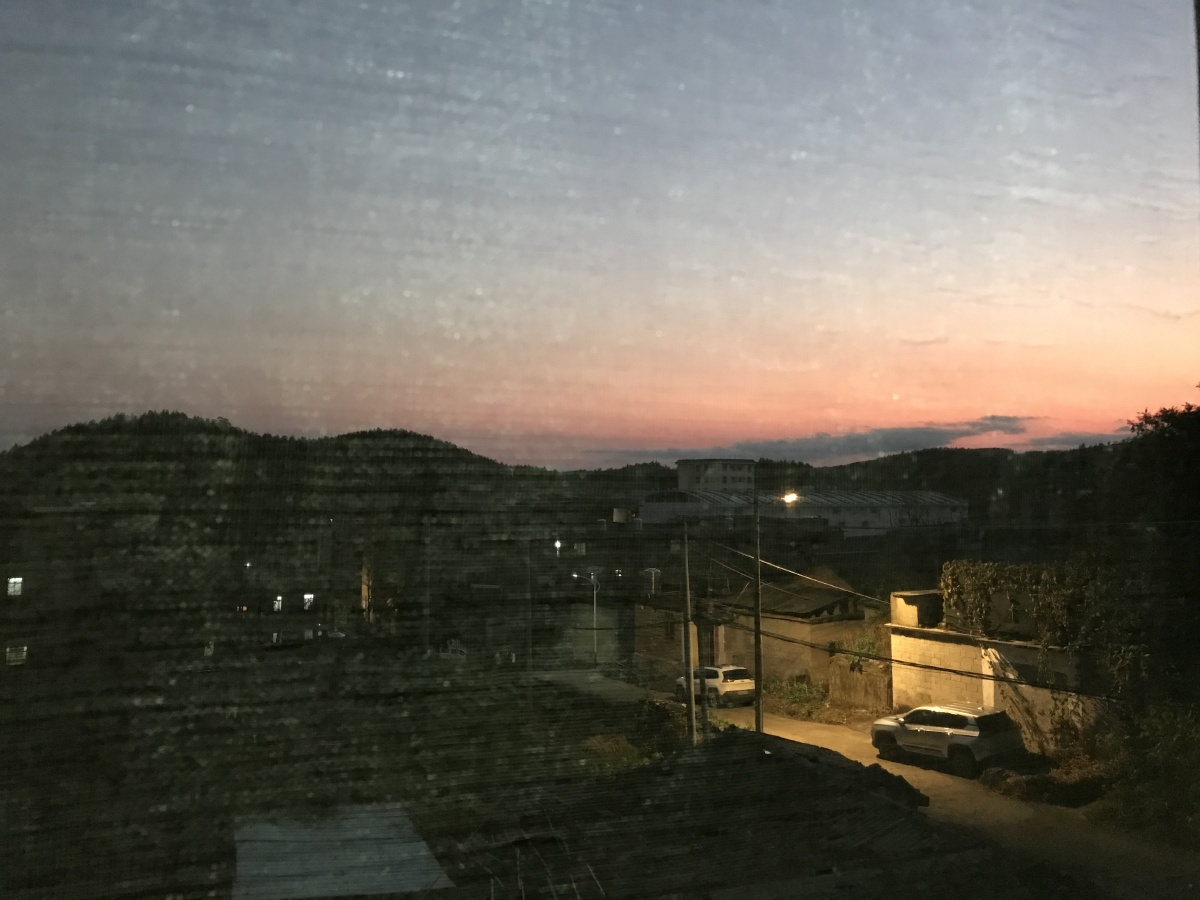 落日余晖里无畏前行街道转角处肆意绽放昏暗光线下无声反抗