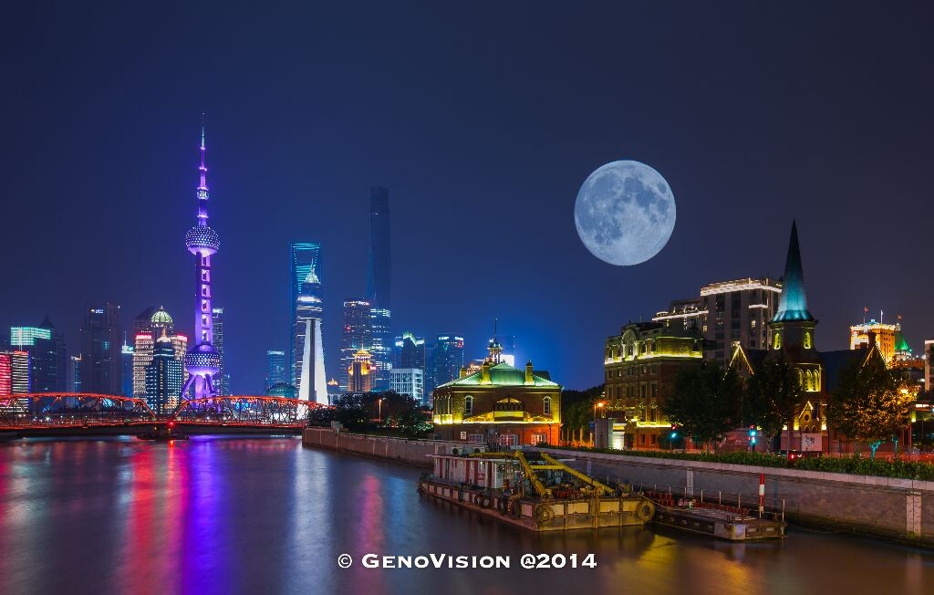 Full moon Shanghai