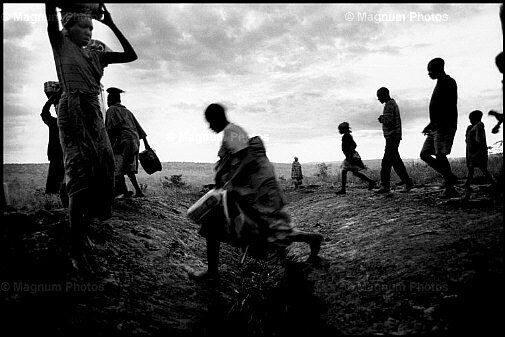 Gilles Peress_Tanzania. Campo profughi ruandese, nella regione di Ngara, sul confine -1<br />
