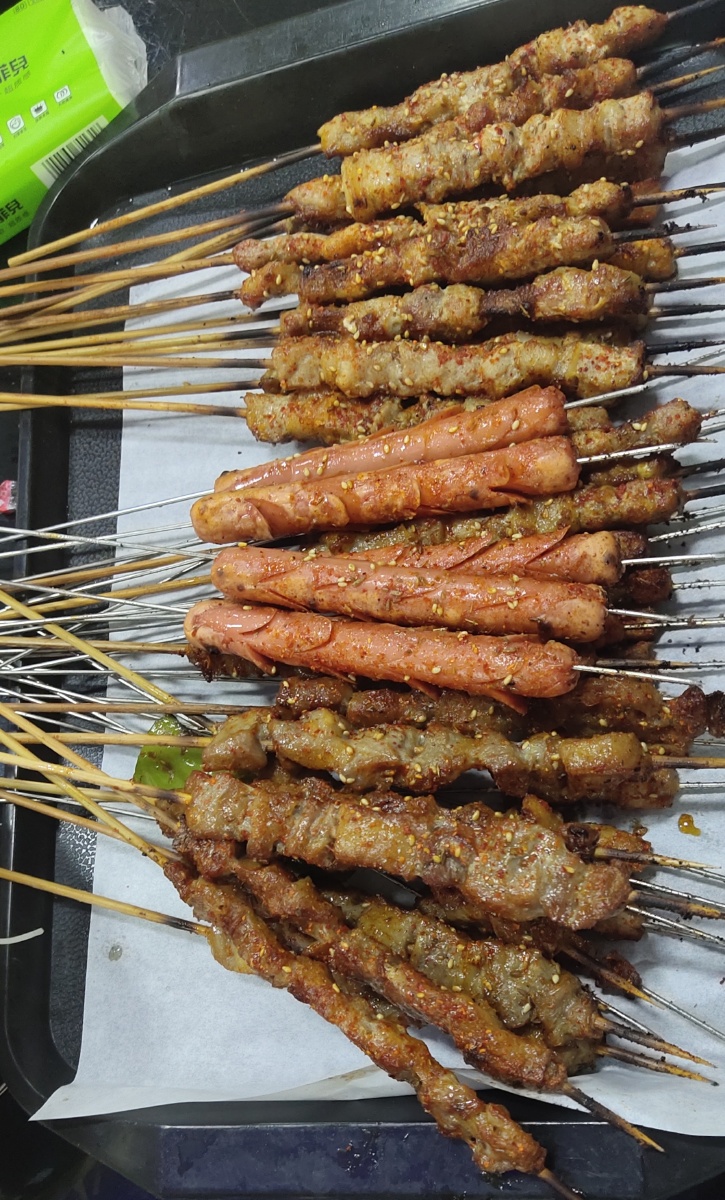 大肉串子撸起来!哒哒哒