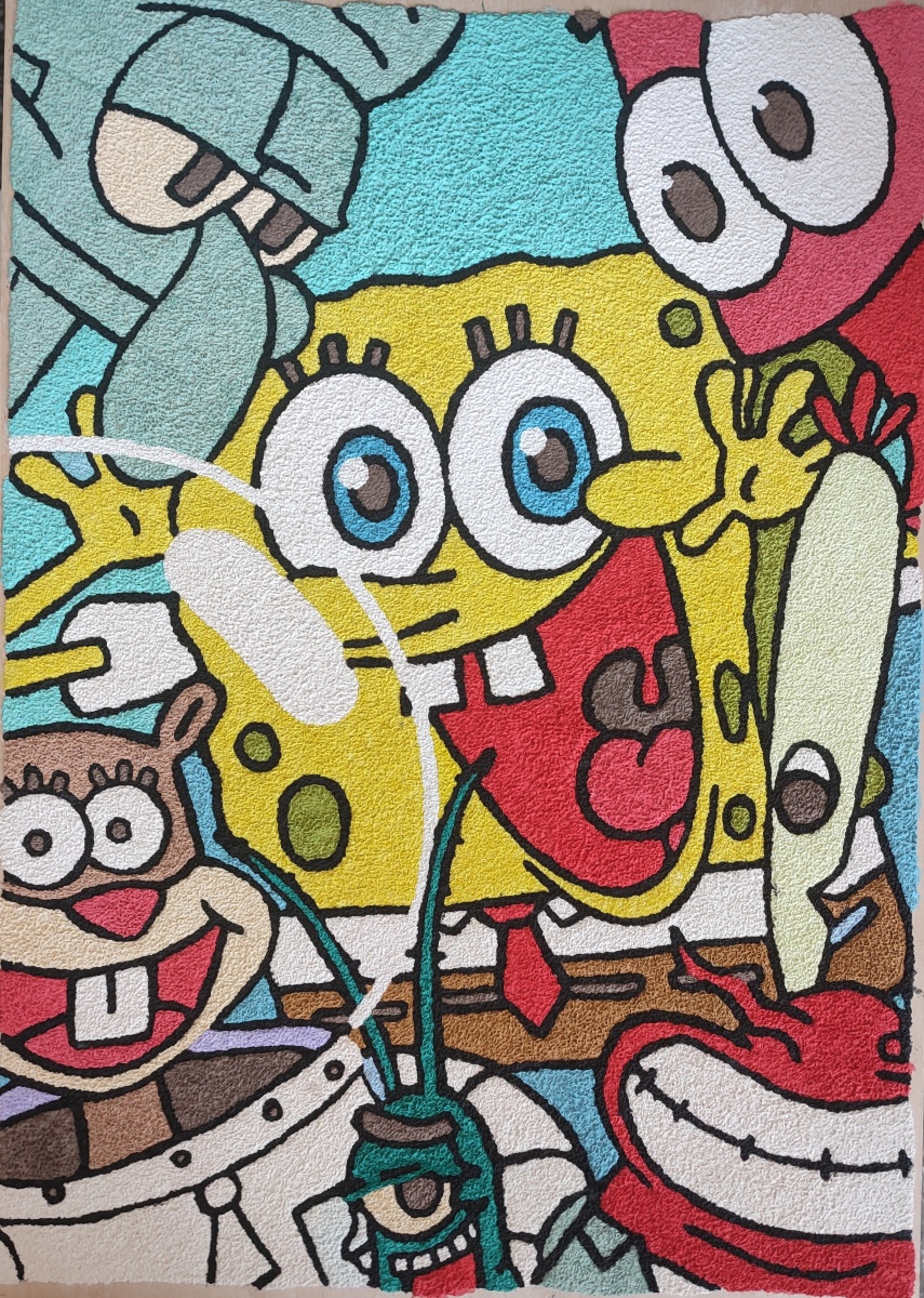 自己动手做的纸浆画