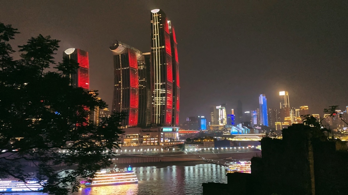 来福士夜景