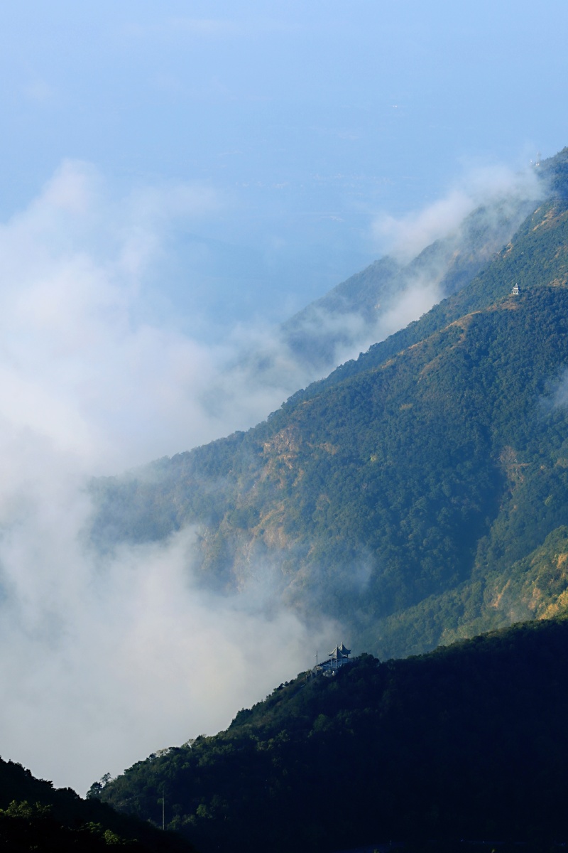 2022年元旦偶遇梧桐山云海恍如仙境壮哉