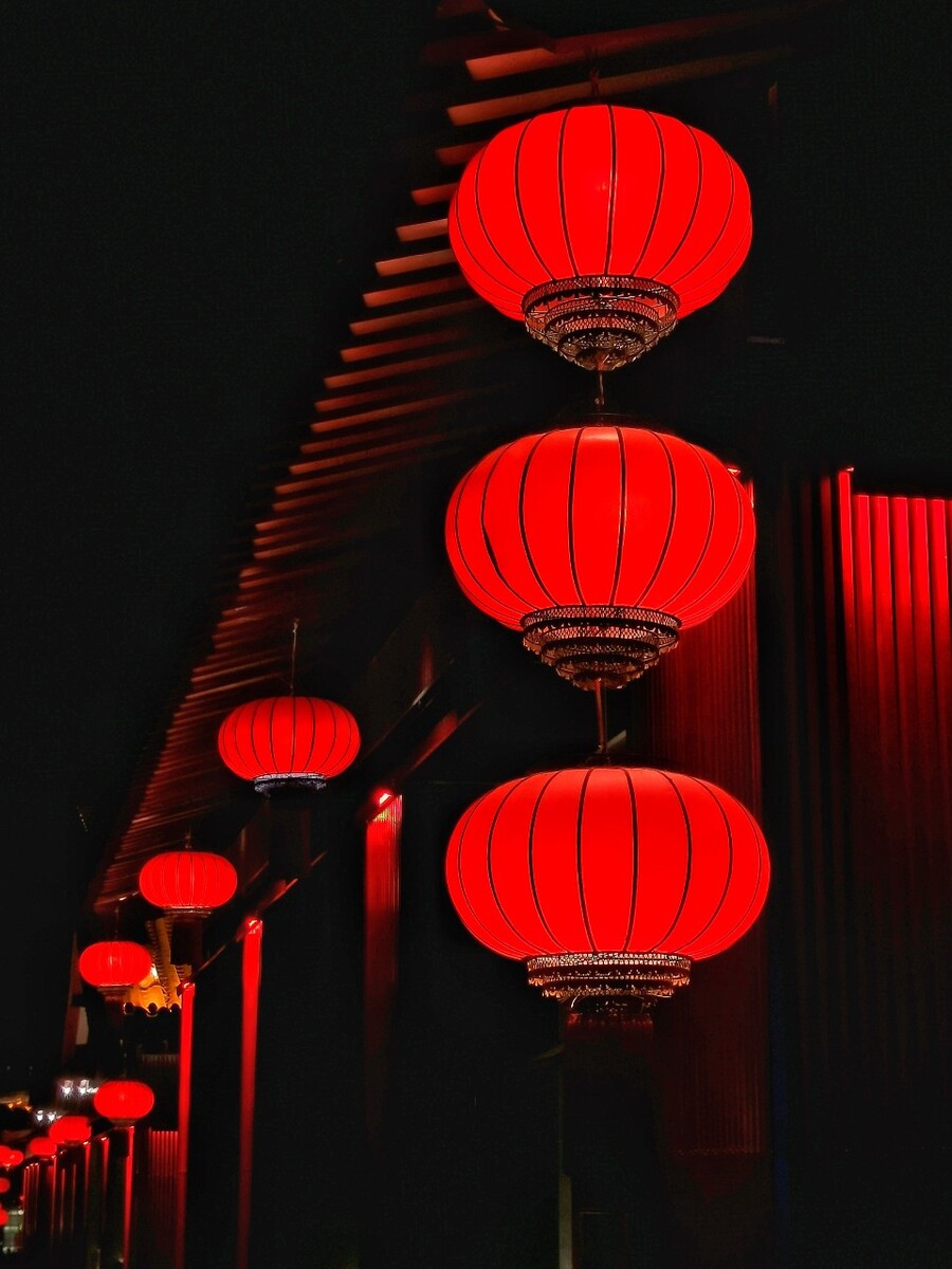 《大红灯笼高高挂,红红火火过大年》