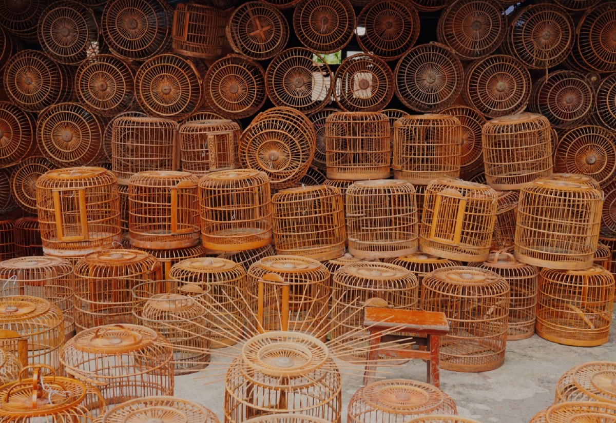 贵州旅行丹寨61卡拉村鸟笼以鸟笼闻名的丹寨卡拉村鸟笼逐渐被大家所