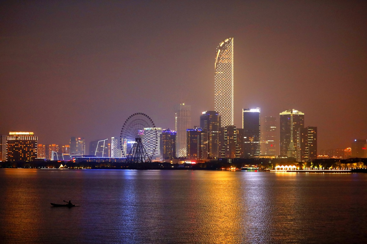 金鸡湖夜景