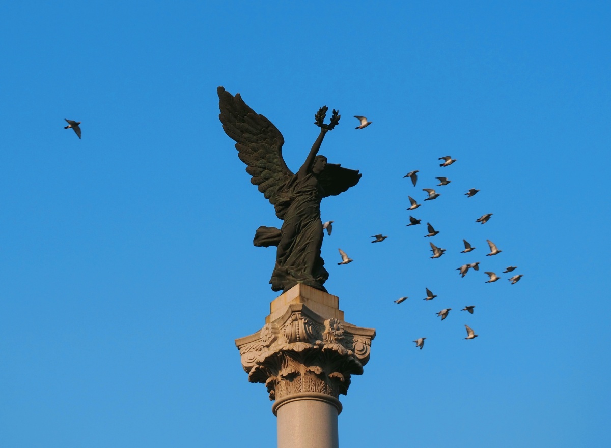 天津意大利风情区马可波罗广场雕塑