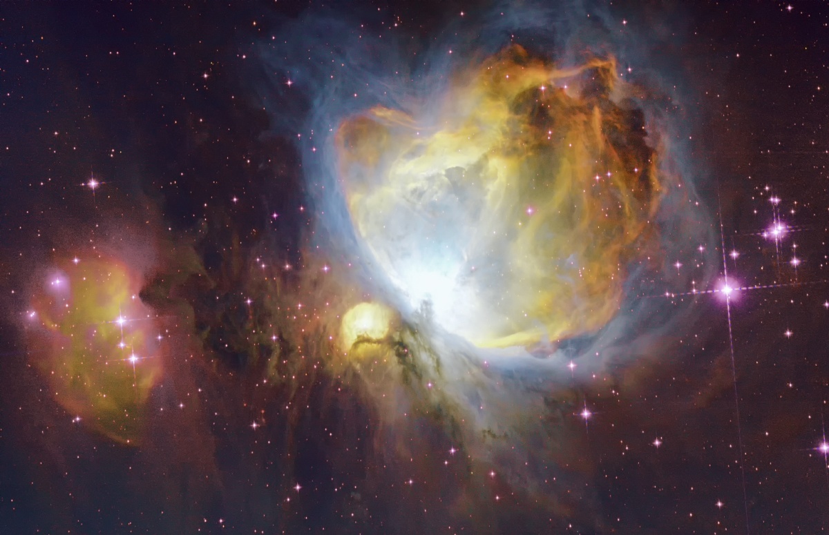 猎户座大星云m42信达小黑asi294mmsiihaoiii102010单张120s拍摄后期pi