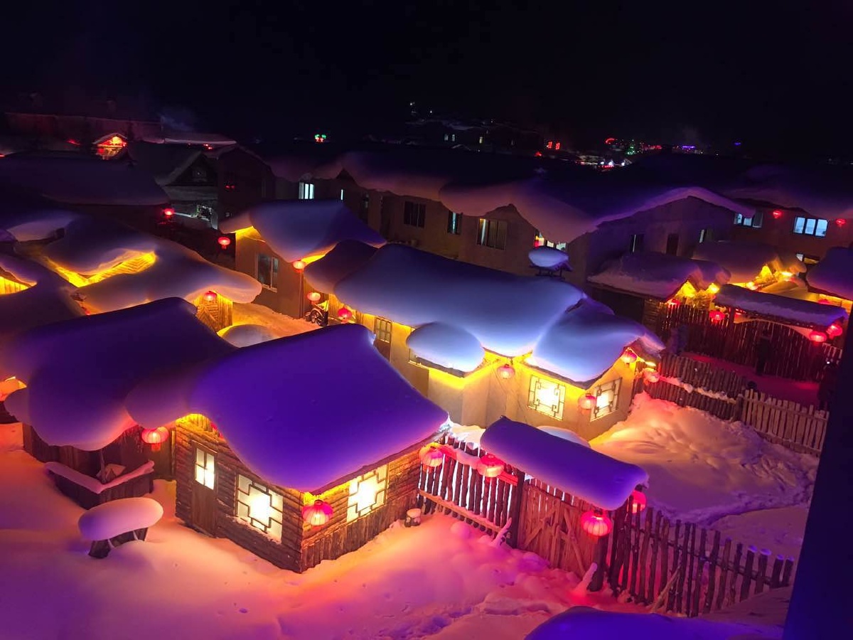 哈尔滨雪乡的夜景美炸了15˙71˙166726