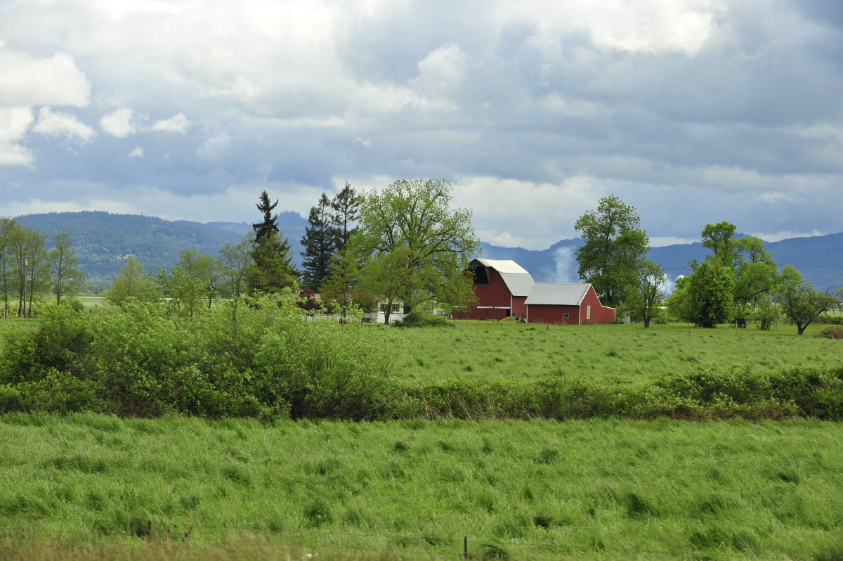 美国俄勒冈州乡村与田园风光