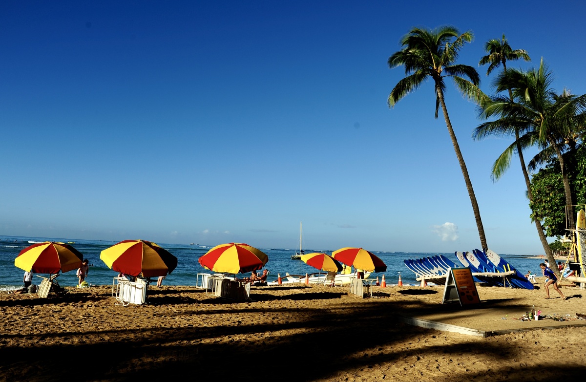 夏威夷的海