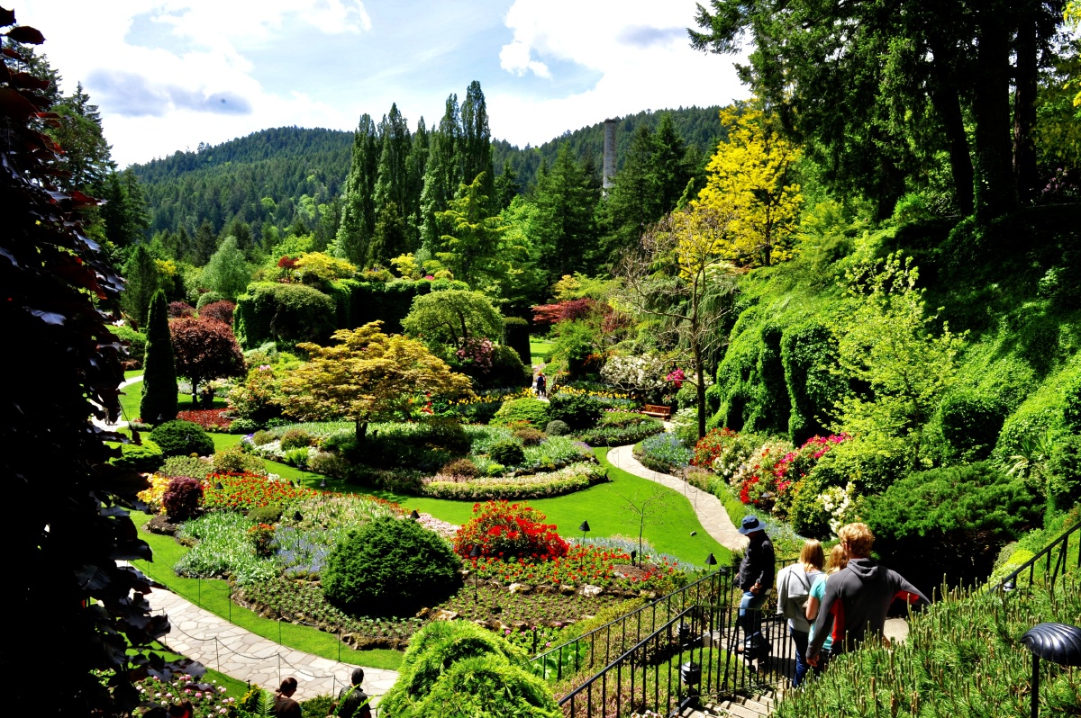 世界上最美的花园加拿大布查特花园世界上有很多美好的事情最初往往是