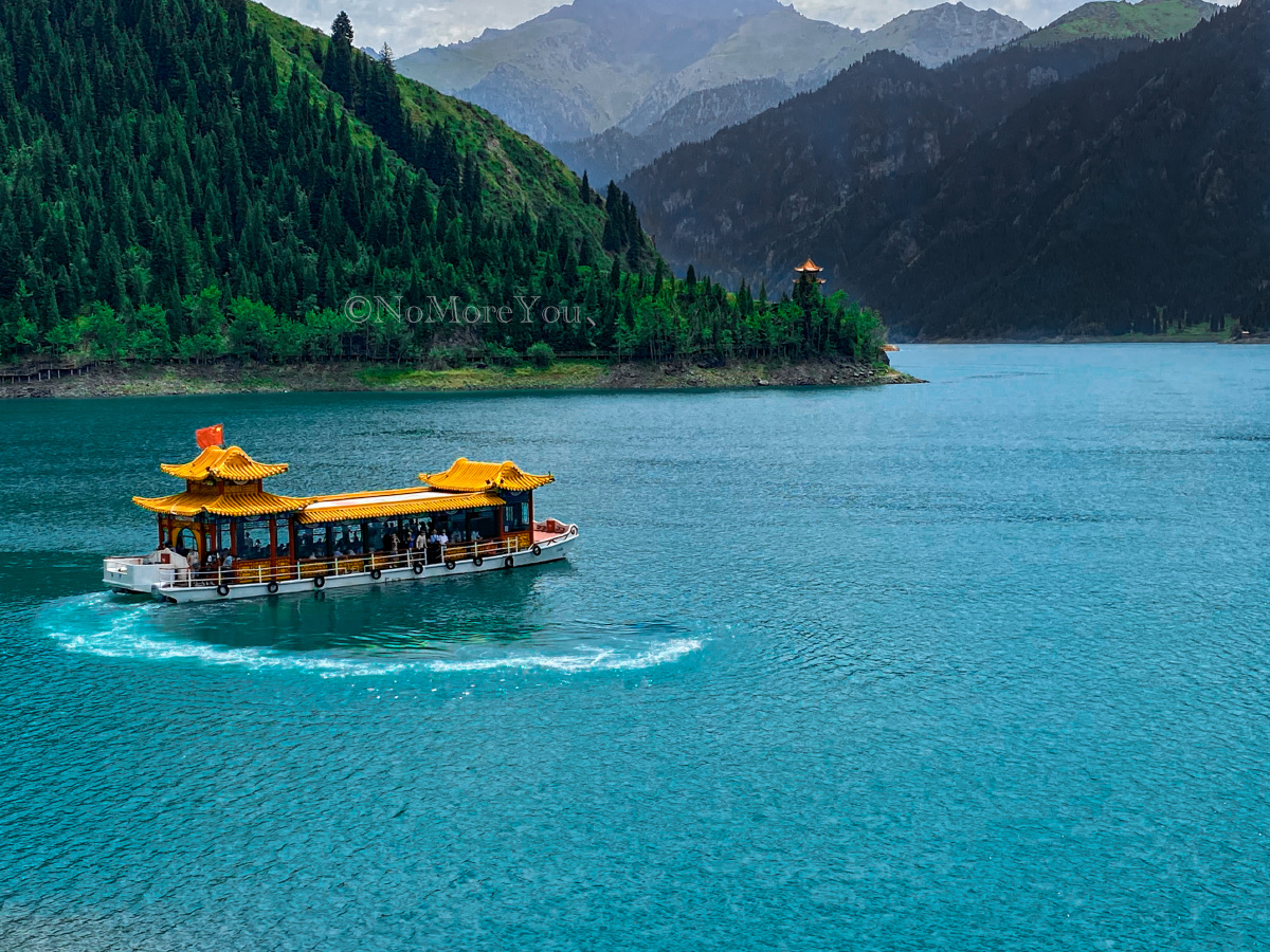 手机摄影新疆天山天池风景区可以联系我要无水印版哦