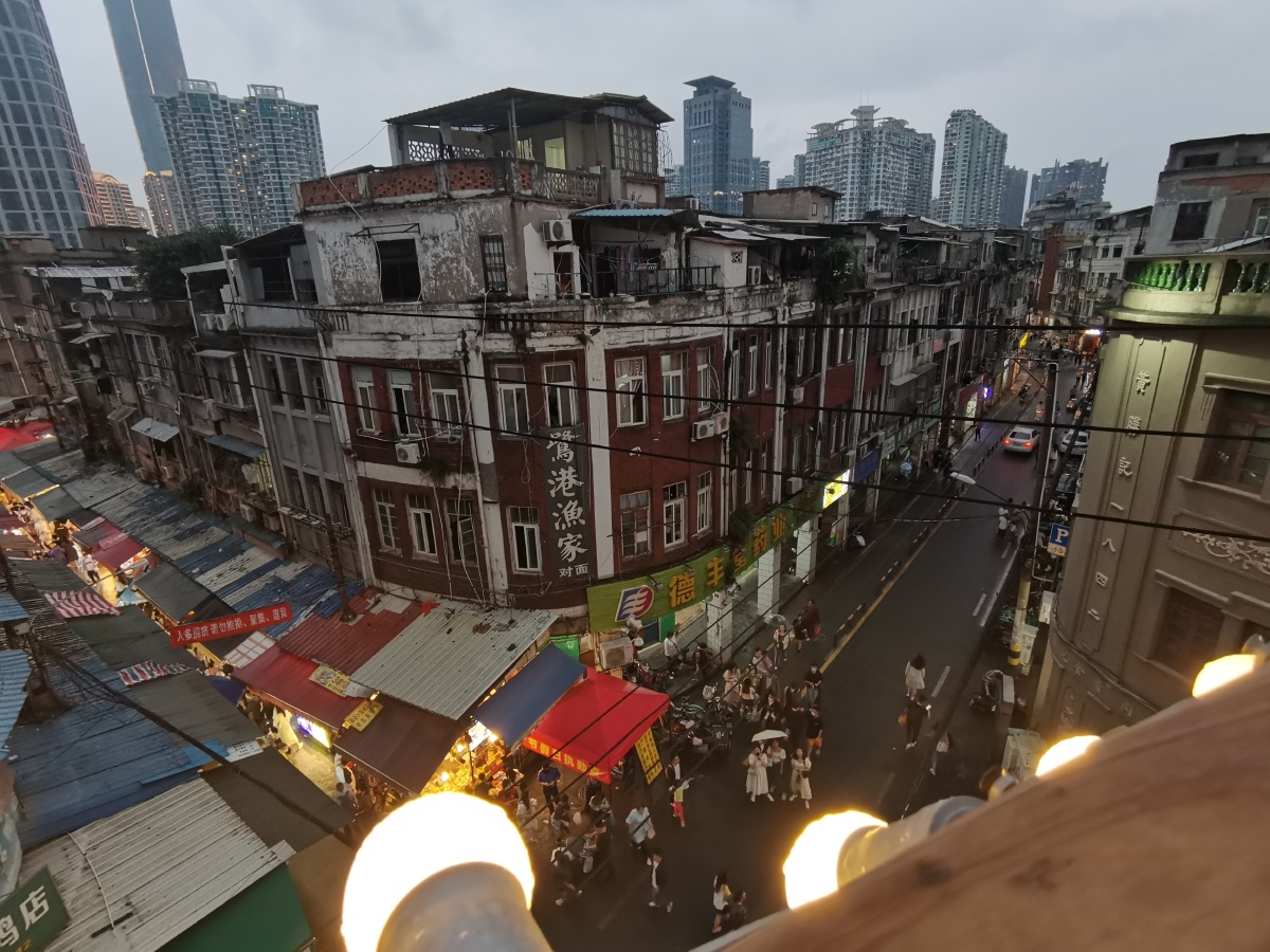 厦门八市的俯视照