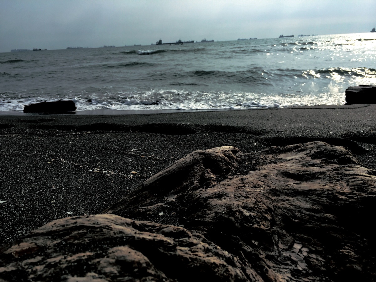 你的专属黑沙滩