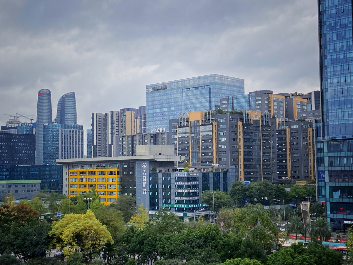 成都高新区天府新谷建筑群