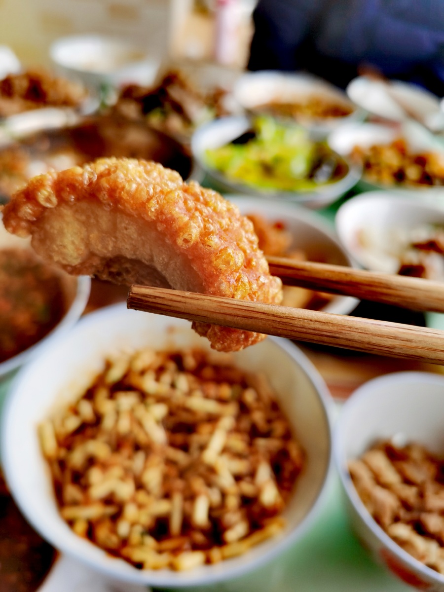 云南人年猪饭生肉