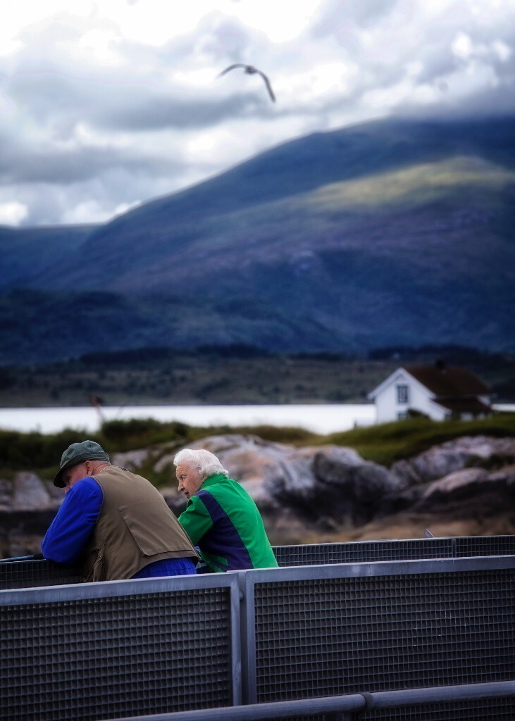 挪威著名的Atlantic Road<br />
