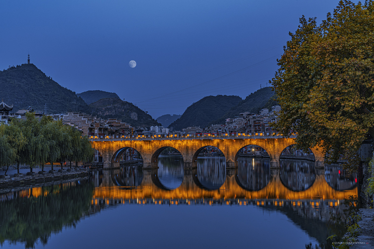 古桥静夜