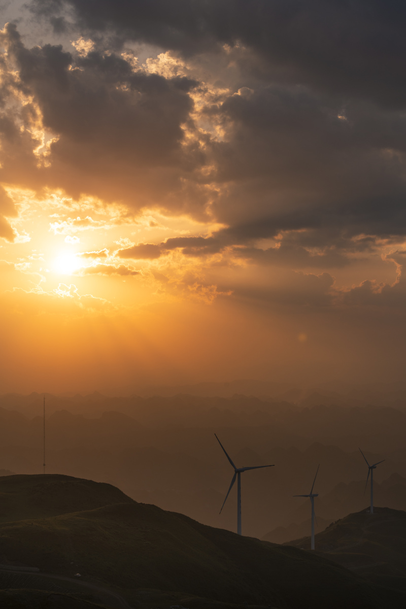 韭菜坪西门日落