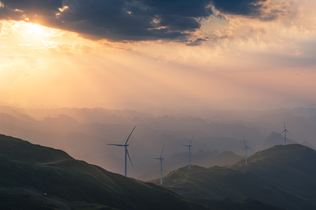 韭菜坪西门日落