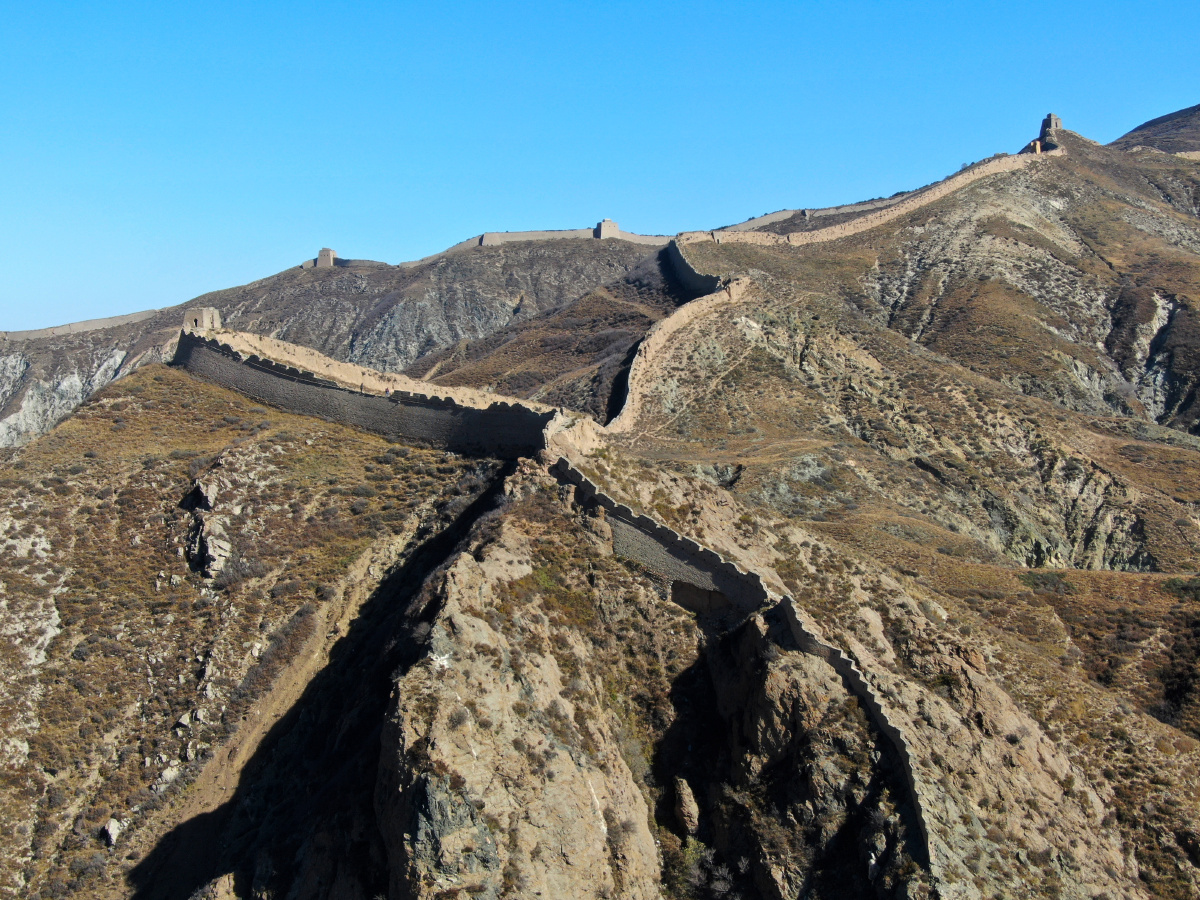 山西山阴县白草口明代长城