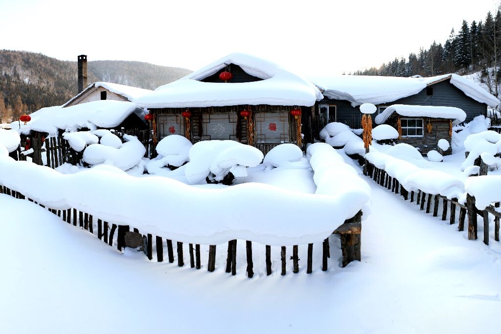 亚布力五花山哈尔滨雪乡东北