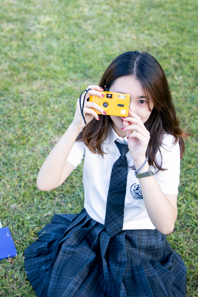 jk主题摄影作品青春夏至地点朝阳公园模特走错日月