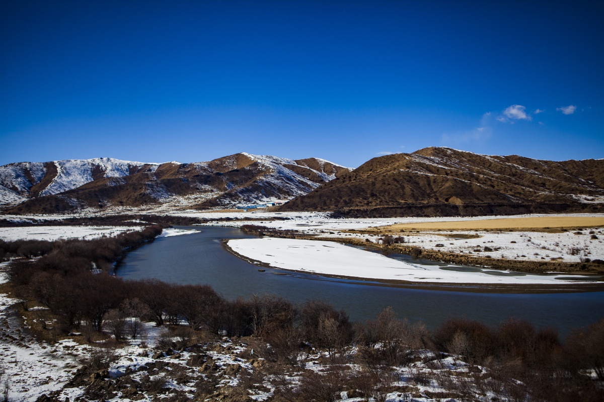 红原大草原12月的风景 - 五彩平武新媒体 - 图虫