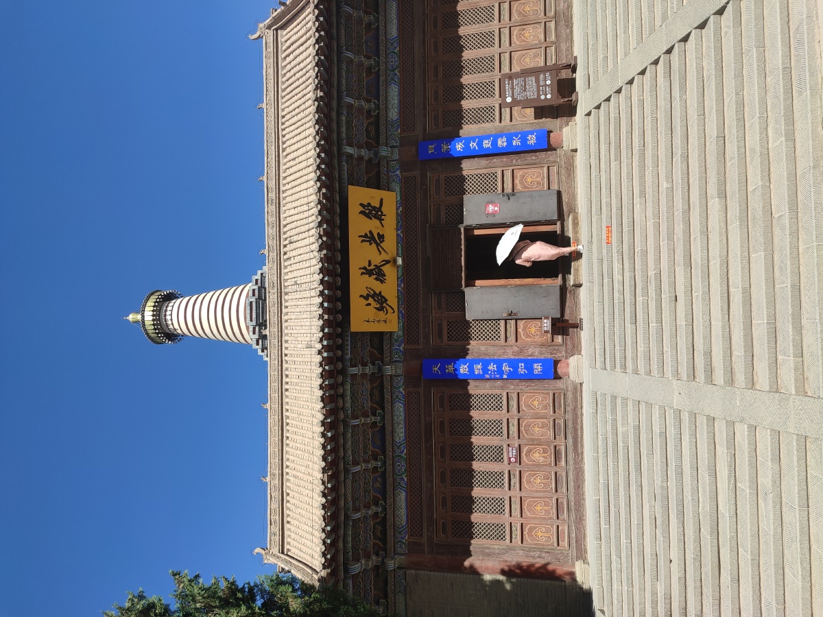 西夏国寺又名大佛寺内有亚洲最大室内卧佛和佛骨舍利子