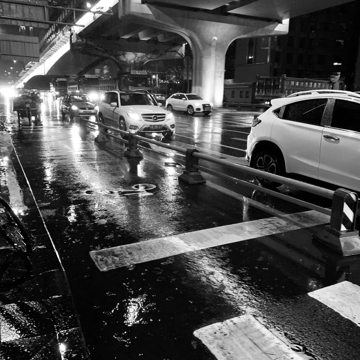 下雨的夜晚74成都街头