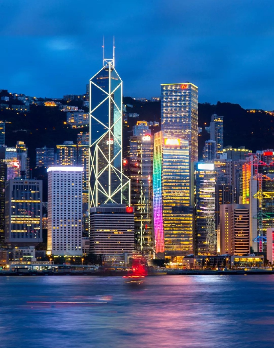 香港的夜景