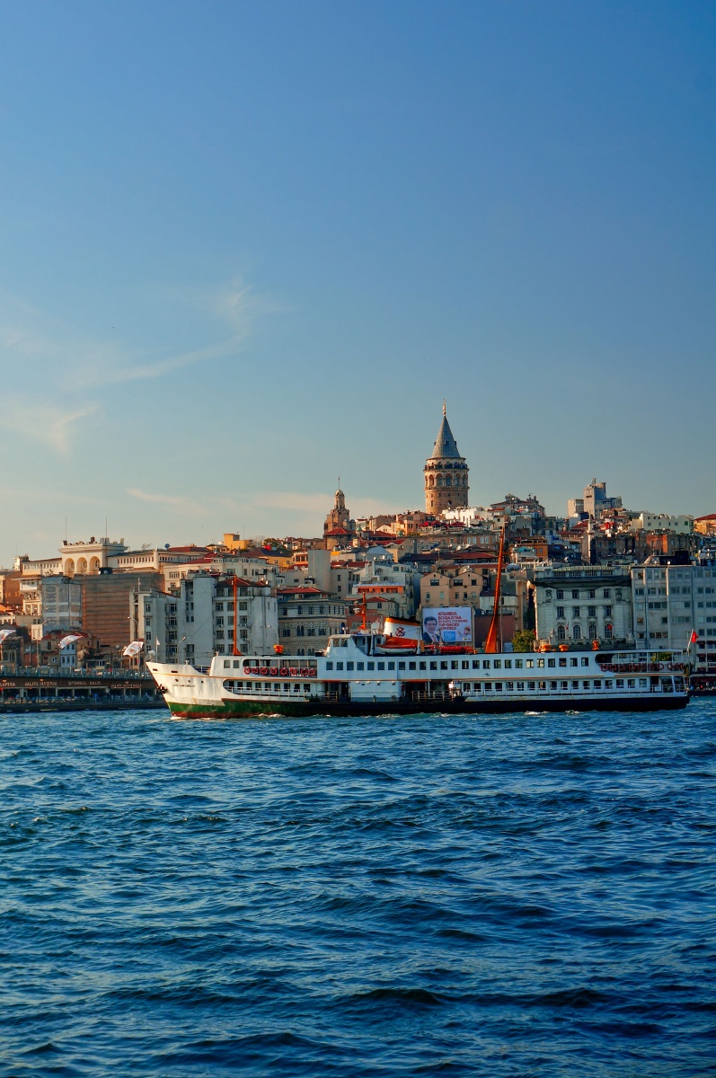 土耳其伊斯坦布尔金角湾风光