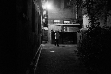 小巷夜色2bw