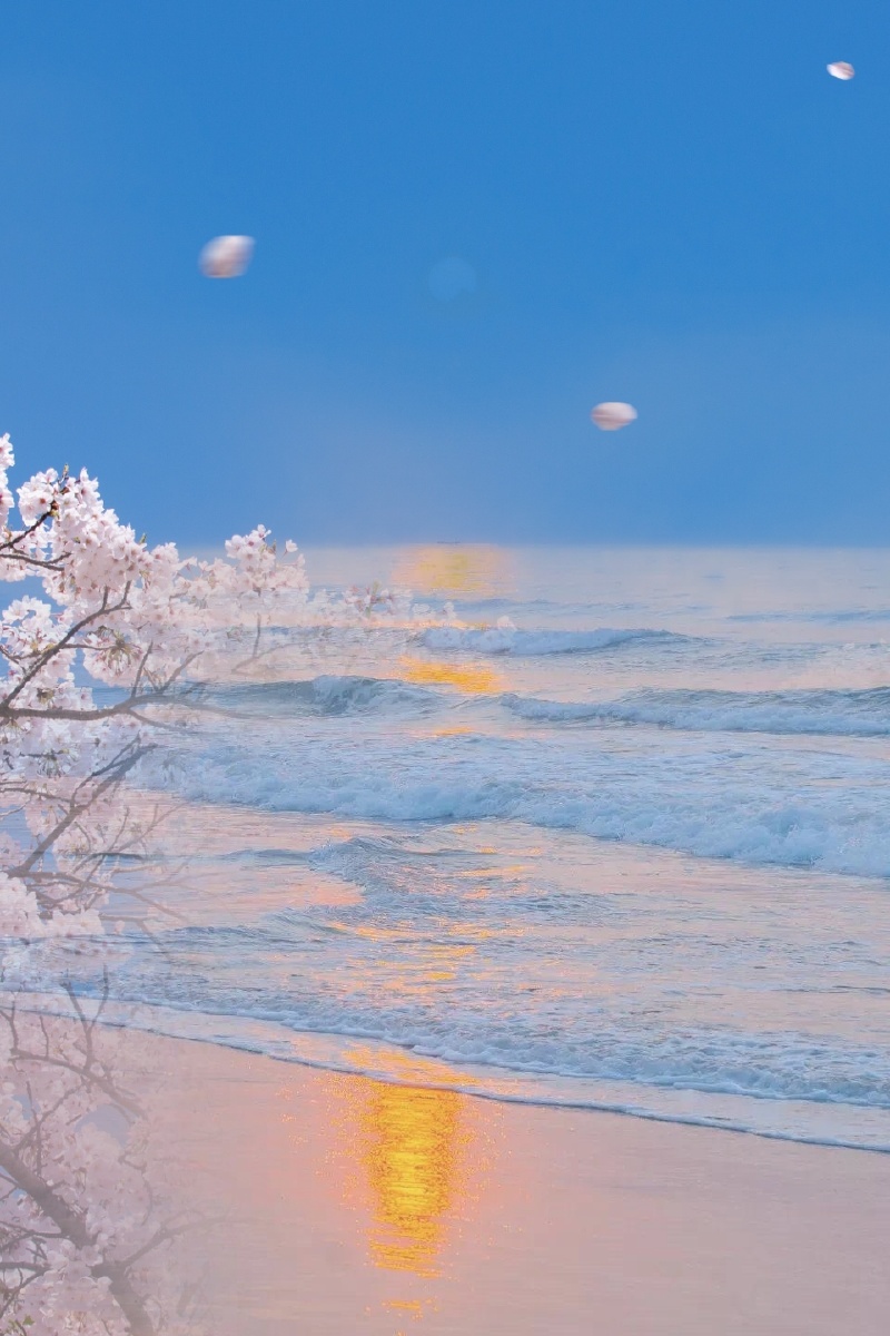海阔天空 风平浪静 水天一色