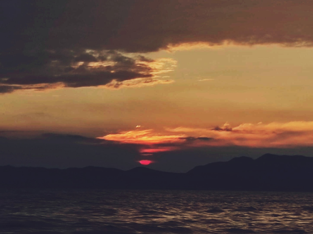 夕阳与你这般温柔投入夕阳