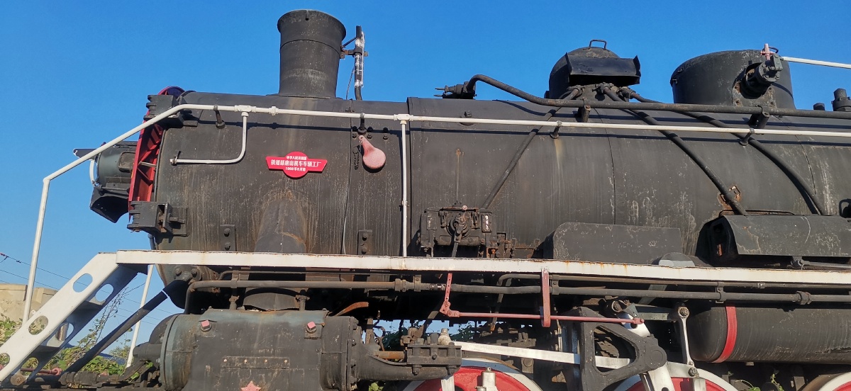 沧州捷地日军时期炮楼沧州捷地段津浦铁路铁轨停放捷地津浦铁路的燃气