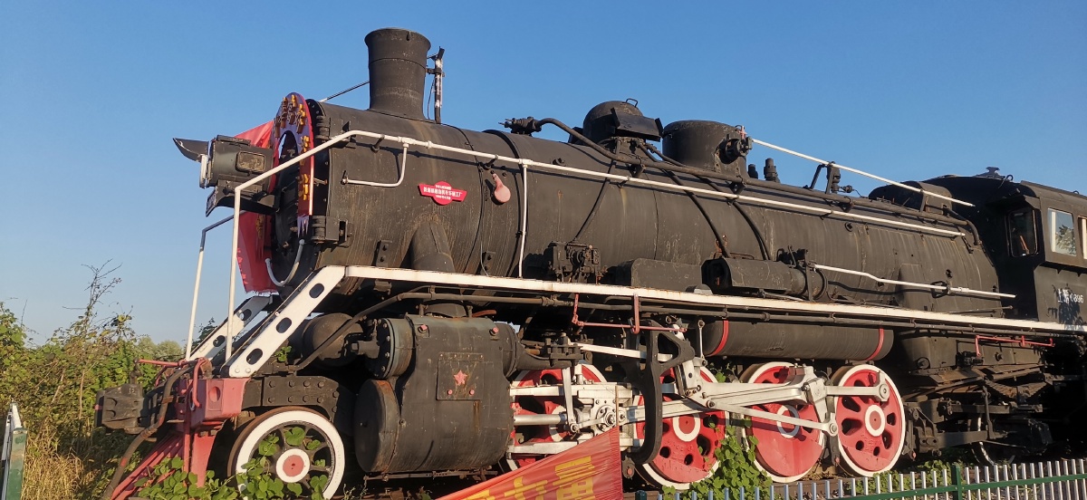沧州捷地日军时期炮楼沧州捷地段津浦铁路铁轨停放捷地津浦铁路的燃气