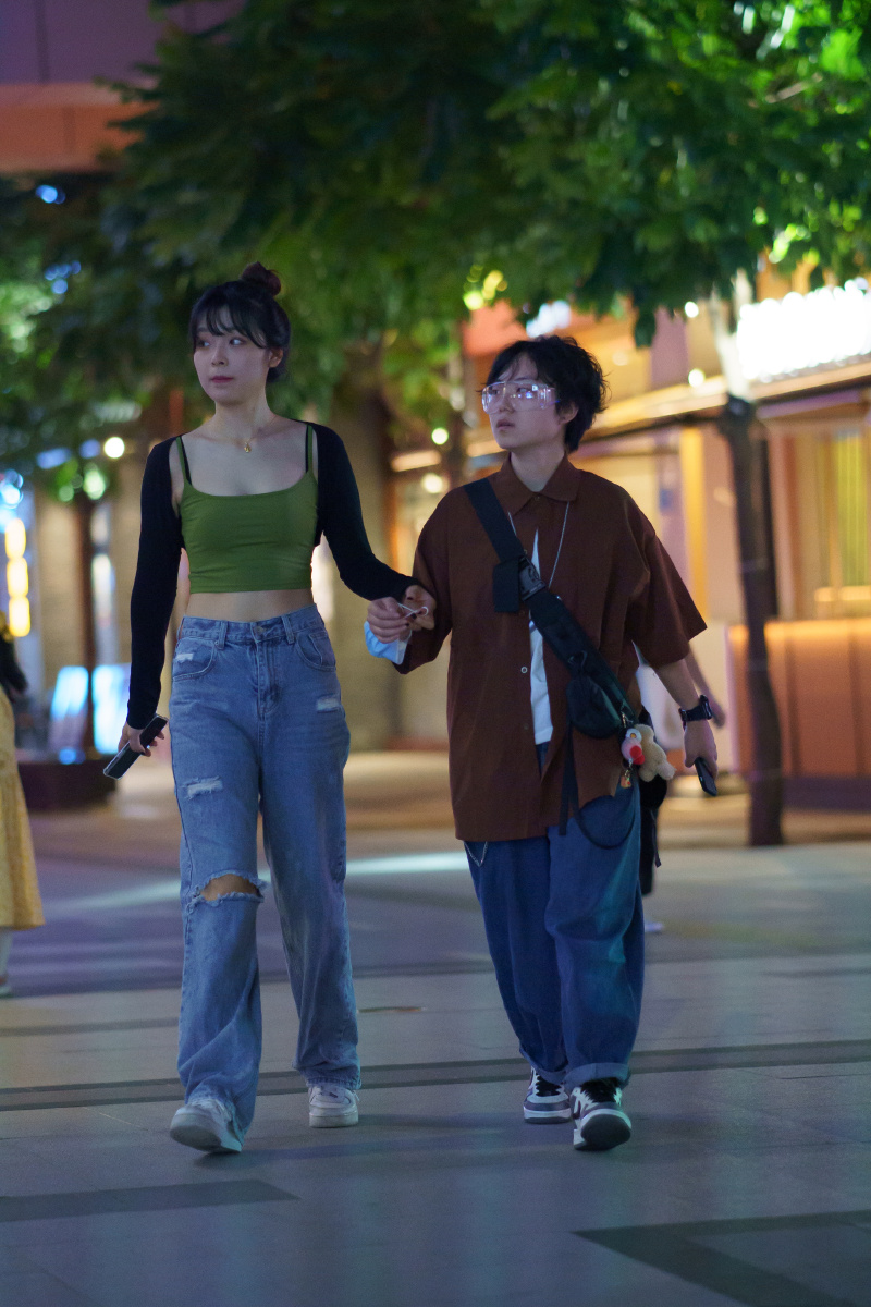 祈福缤纷世界街拍扫街记录广州番禺区最真实的夜生活8月16日采风拍摄