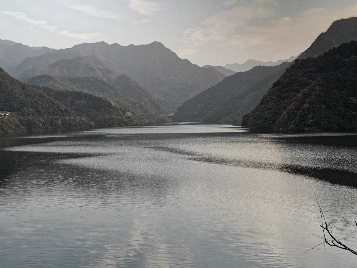 秦岭山脉石砭峪水库国家水源保护地
