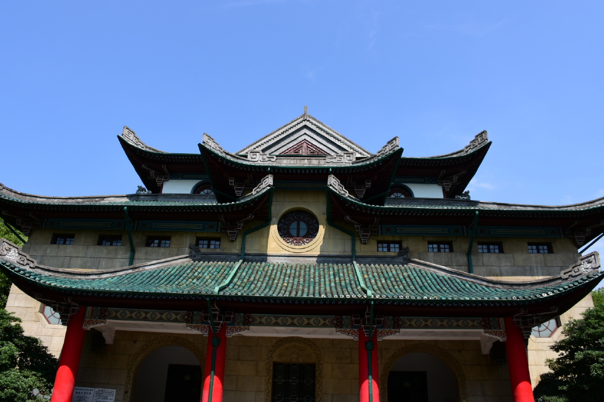 岳麓书院岳麓山湖南大学爱晚亭