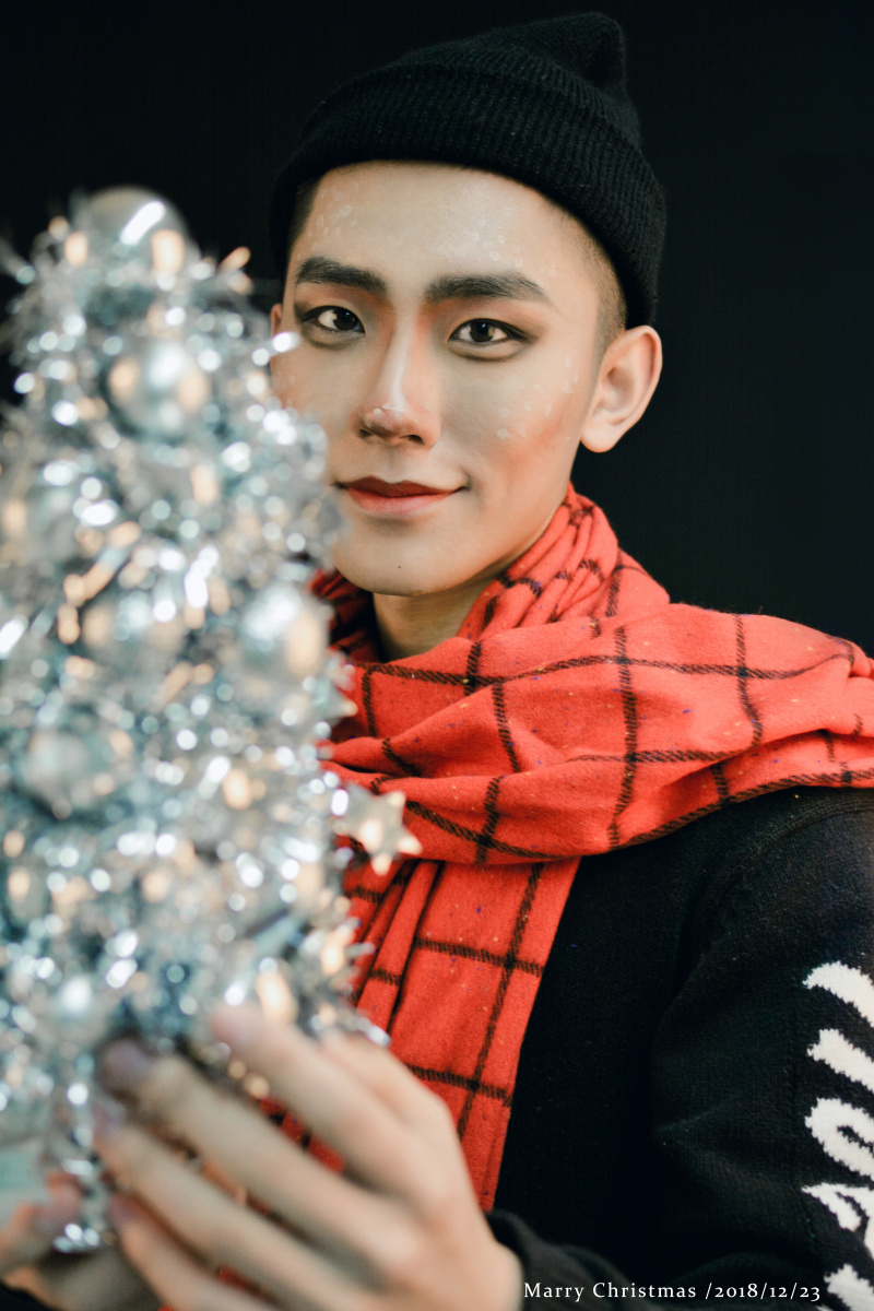 圣诞快乐鸭这是又又甜的麋鹿男孩