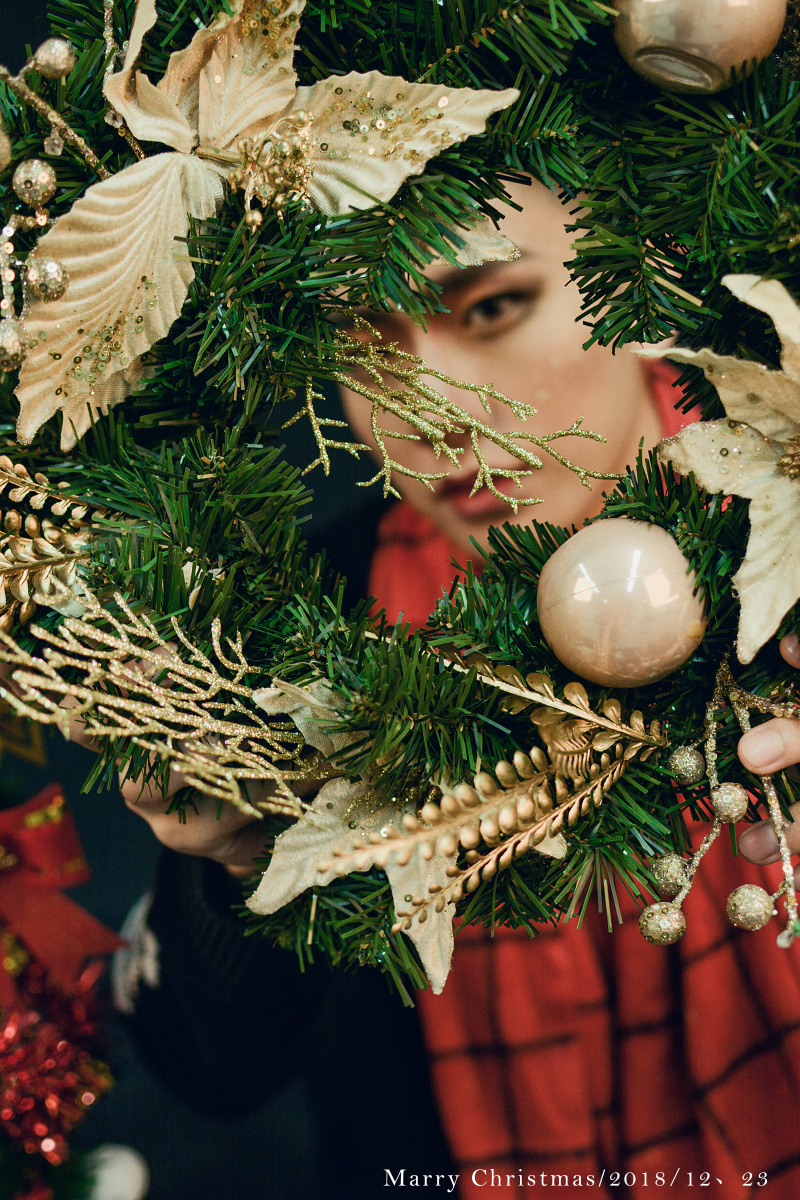 圣诞快乐鸭这是又又甜的麋鹿男孩