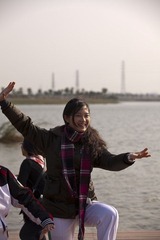 玩太极的美眉
