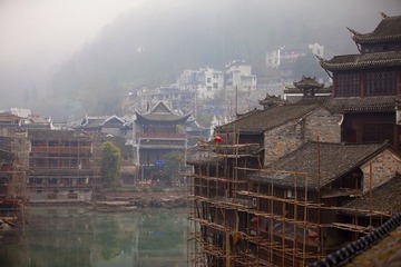 边城晨雾（1）