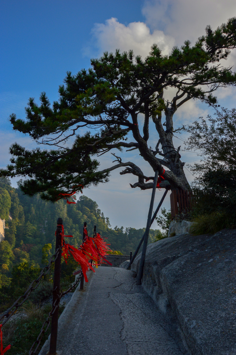 华山之行天公作美风景独好