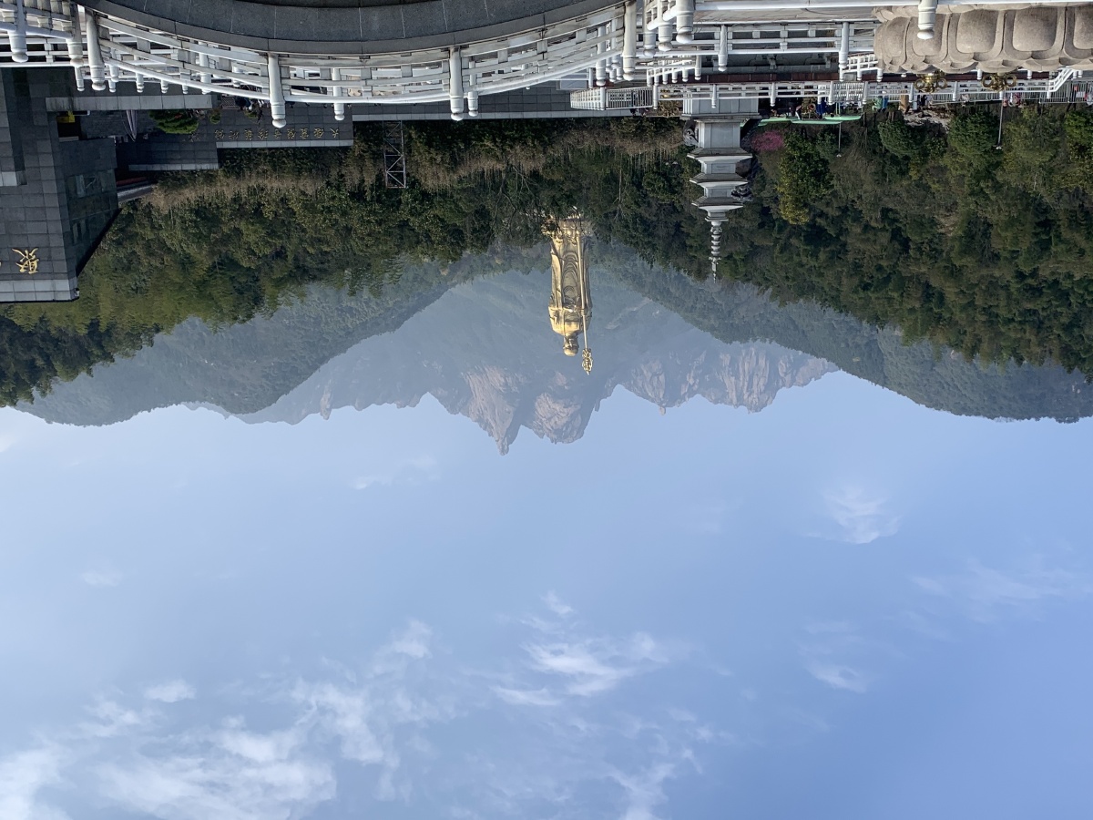 地狱不空誓不成佛地藏王菩萨心诚则灵安徽省池州市青阳县九华山风景区