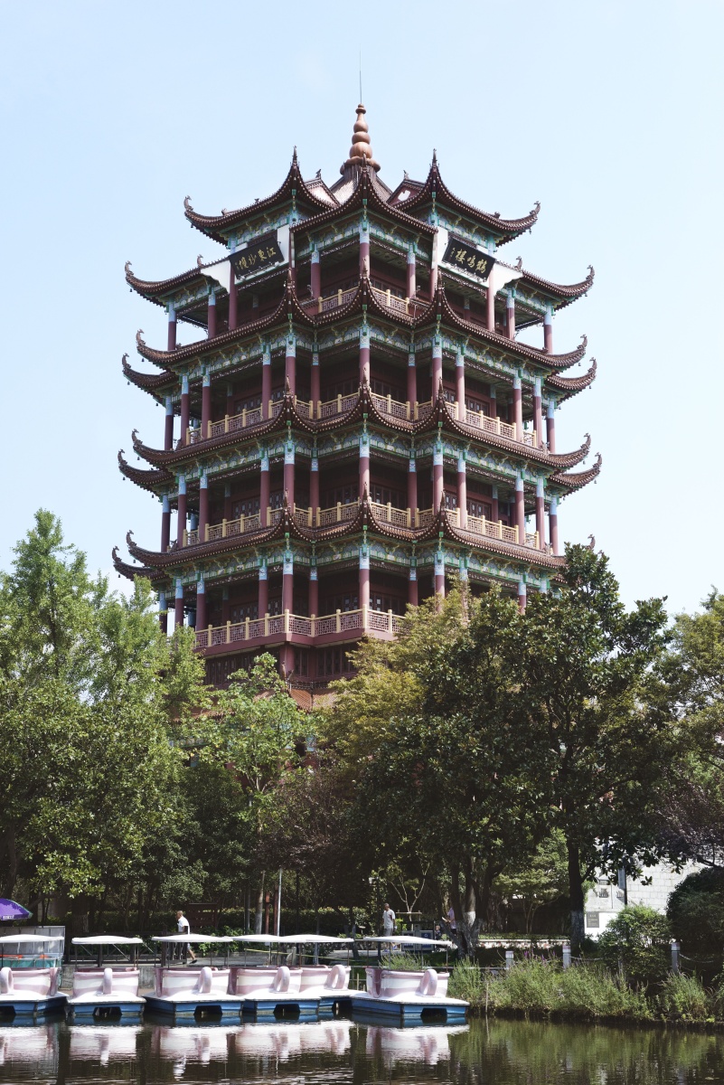 川沙公园鹤鸣楼